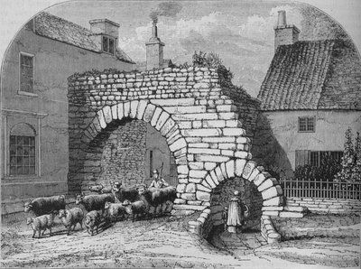 Old Gate at Lincoln by Unbekannt