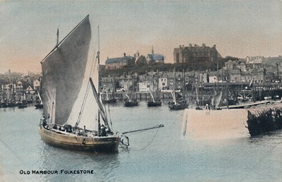 Old Harbour, Folkestone, Late 19th-Early 20th Century by Unbekannt