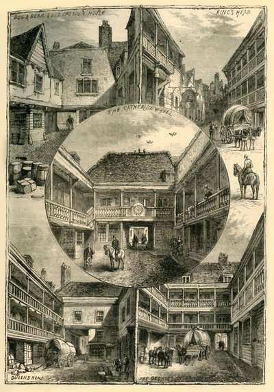 Old Inns in Southwark, c1878 by Unbekannt