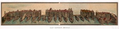 Old London Bridge by Unbekannt
