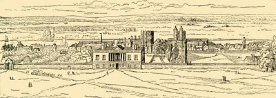 Old View of Greenwich Palace. After Hollar by Unbekannt