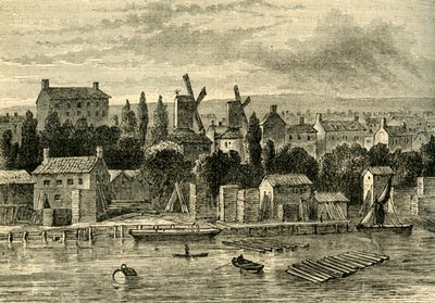 Old Windmills at Lambeth by Unbekannt