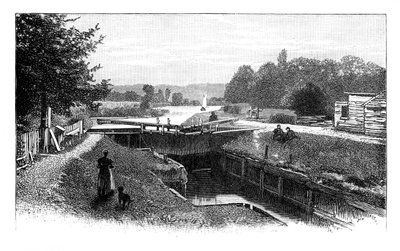 Old Windsor Lock, River Thames, Berkshire by Unbekannt
