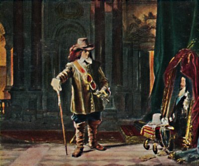 Oliver Cromwell 1599-1658 - Painting by Schrader, 1934 by Unbekannt