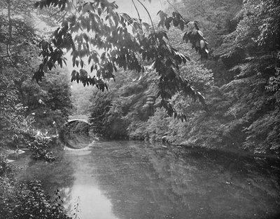 On Wissahickon Creek, Fairmount Park, Philadelphia, c1897 by Unbekannt