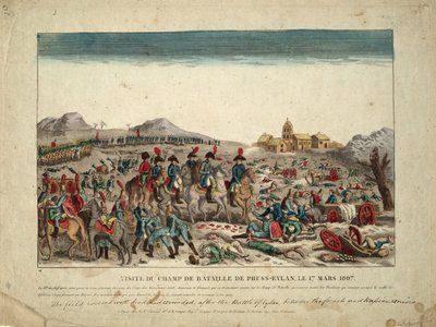 On the Battlefield of Eylau, 1807 by Unbekannt