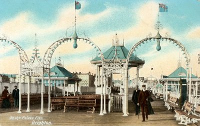 On the Palace Pier, Brighton, Sussex, c1900s by Unbekannt