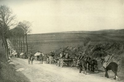 On the Way to the Trenches by Unbekannt