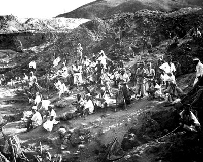 Opencast Mine, Korea, 1900 by Unbekannt
