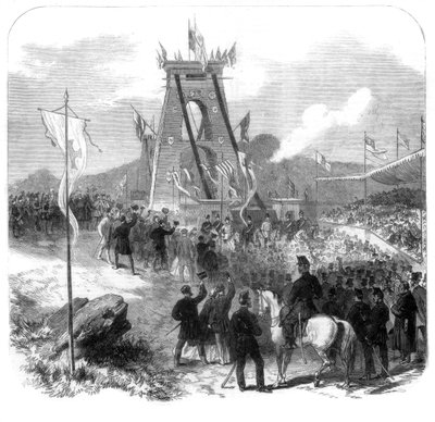 Opening of the Clifton Suspension Bridge, Bristol, 1864 by Unbekannt