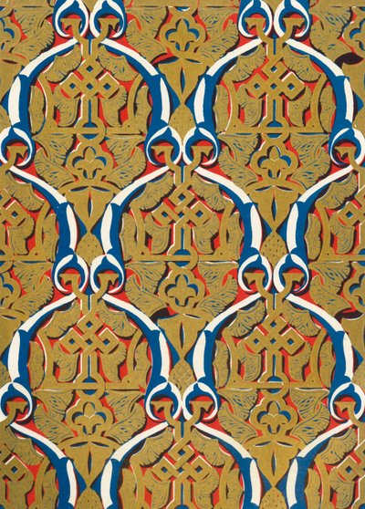 Ornaments in Panels, Court of the Mosque, 1907 by Unbekannt