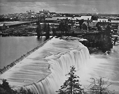 Ottawa, Canada, from Rideau Falls by Unbekannt