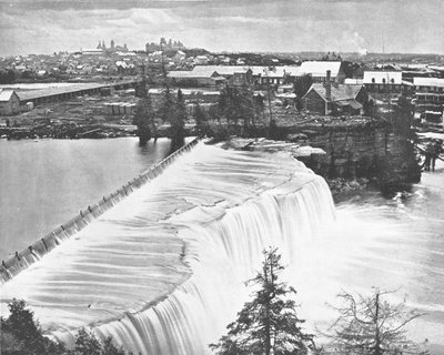Ottawa, Canada, from Rideau Falls, c1900 by Unbekannt