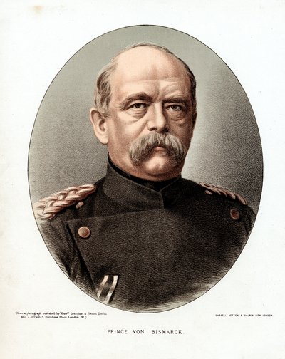 Otto von Bismarck, German Statesman, c1880 by Unbekannt