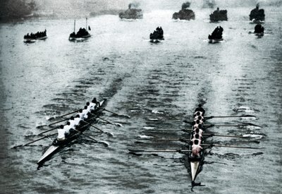 Oxford and Cambridge Boat Race, London by Unbekannt
