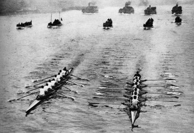 Oxford and Cambridge Boat Race, London by Unbekannt