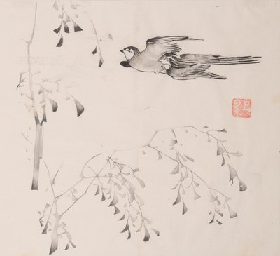 Page from Shi Zhu Zhai by Unbekannt