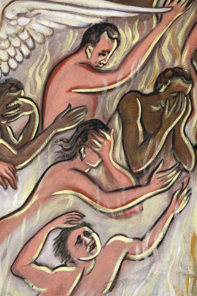 The Last Judgement. Hell, Aneho, Togo by Unbekannt