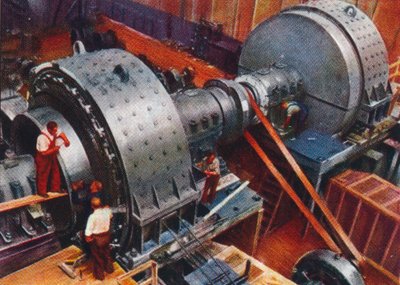 Pair of giant motors, 1938 by Unbekannt