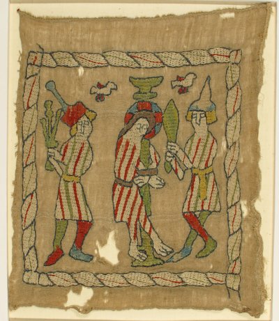Panel depicting Flagellation by Unbekannt