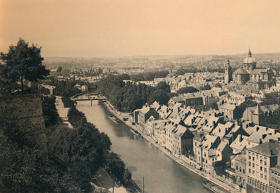 Panorama of the Sambre, c. 1900 by Unbekannt