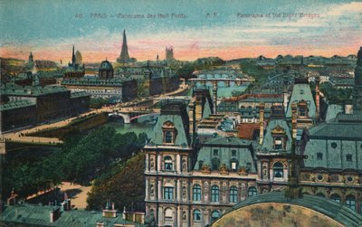 Panorama of the Eight Bridges, Paris, c1920 by Unbekannt