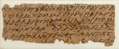Papyrus Fragment of a Letter, Coptic by Unbekannt