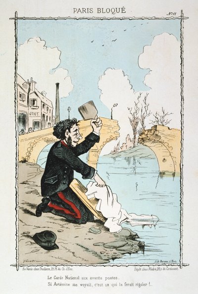 Paris besieged, 1870-1871 by Unbekannt
