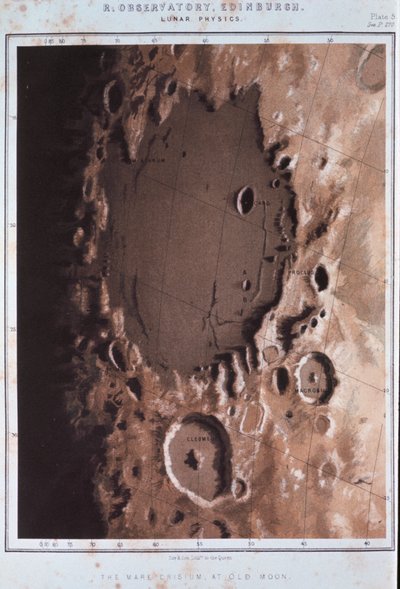 Part of the lunar surface, 1857 by Unbekannt