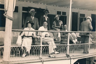 Passengers on a Nile cruise, 1936 by Unbekannt