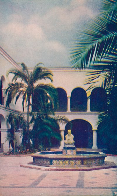 Patio of the House of Hospitality, c1935 by Unbekannt