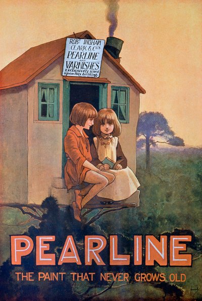 Pearline Paint Advert by Unbekannt