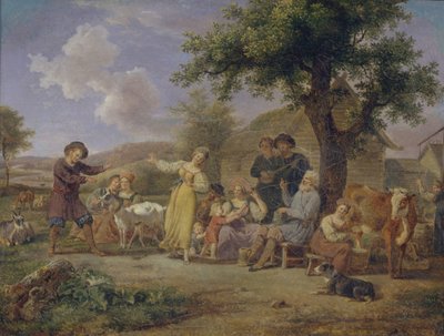 Peasants Merry-Making by Unbekannt