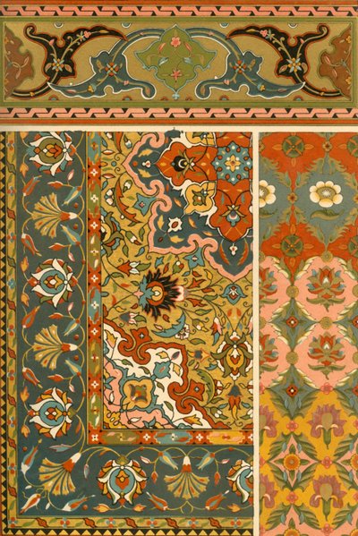 Persian Weaving and Illumination by Unbekannt