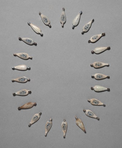 Petal-Shaped Beads by Unbekannt