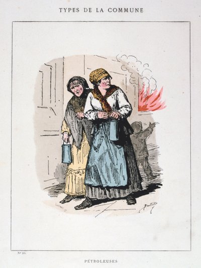 Petroleuses, Paris Commune by Unbekannt