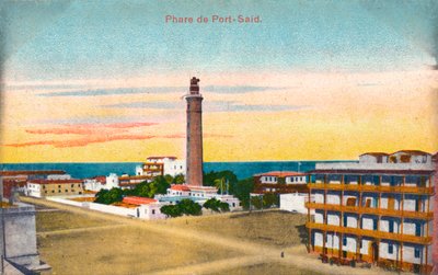 Phare de Port-Said by Unbekannt