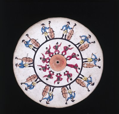 Phenakistiscope disc, c 1830 by Unbekannt