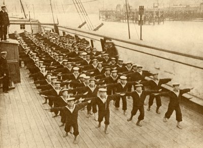 Physical Drill on the Arethusa, c1930 by Unbekannt