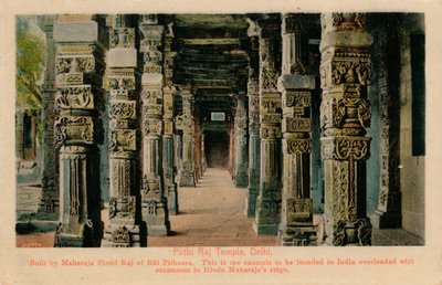 Pirthi Raj Temple, Delhi, c1900 by Unbekannt