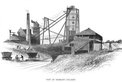 Pithead at Hebburn Colliery, Newcastle-upon-Tyne Area by Unbekannt