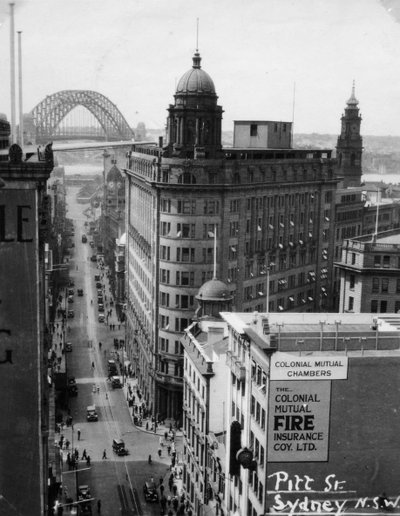 Pitt Street, Sydney, New South Wales, Australia by Unbekannt