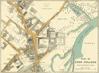 Plan of Eton College by Unbekannt