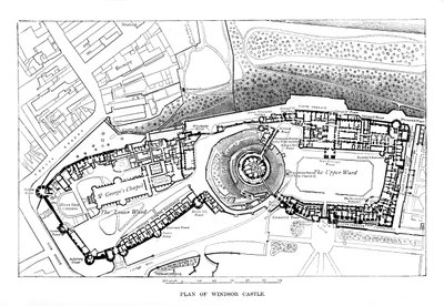 Plan of Windsor Castle by Unbekannt
