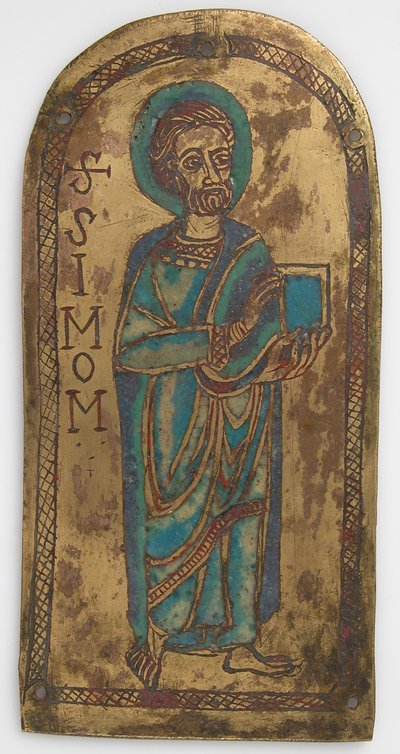 Plaque of St. Simon by Unbekannt