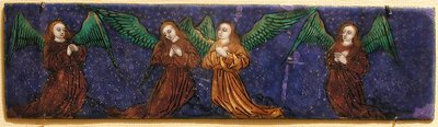 Plaque with Four Angels by Unbekannt