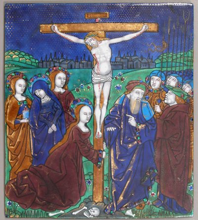 Plaque with the Crucifixion, French, 16th Century by Unbekannt