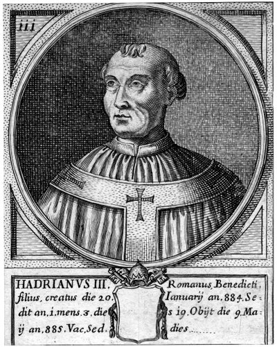 Pope Adrian III by Unbekannt