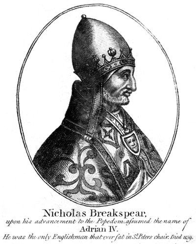 Pope Adrian IV by Unbekannt