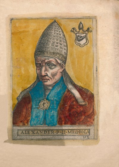 Pope Alexander II by Unbekannt